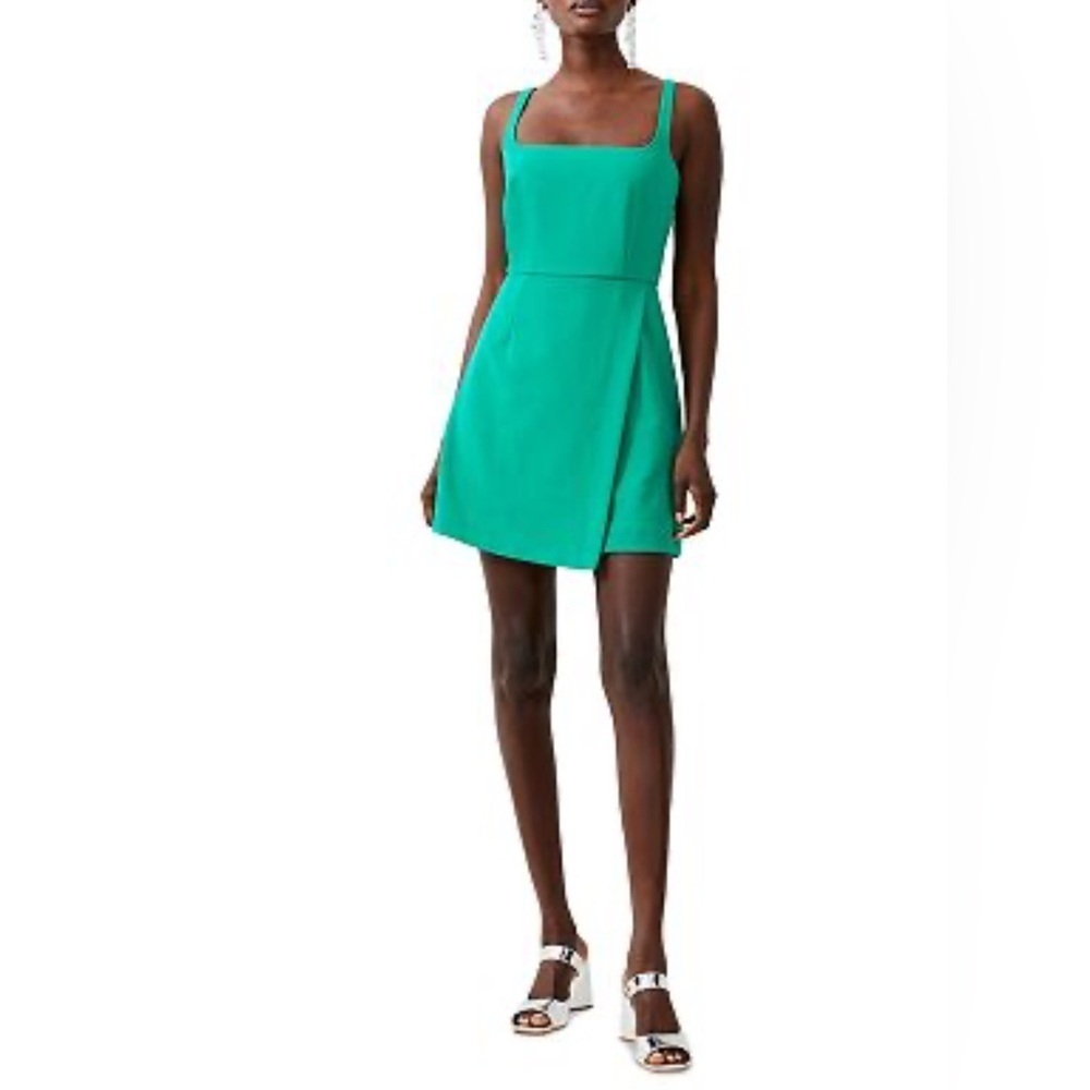 French Connection Green A-line Mini Dress
